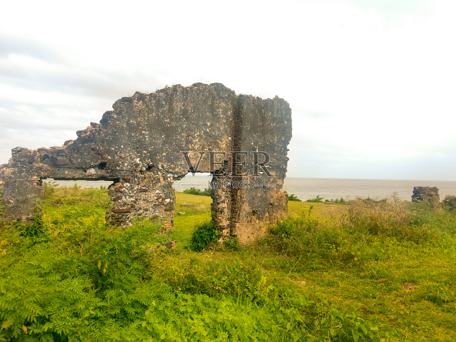 Joanes沿海地区Marajó岛,位于巴西Pará州。照片摄影图片