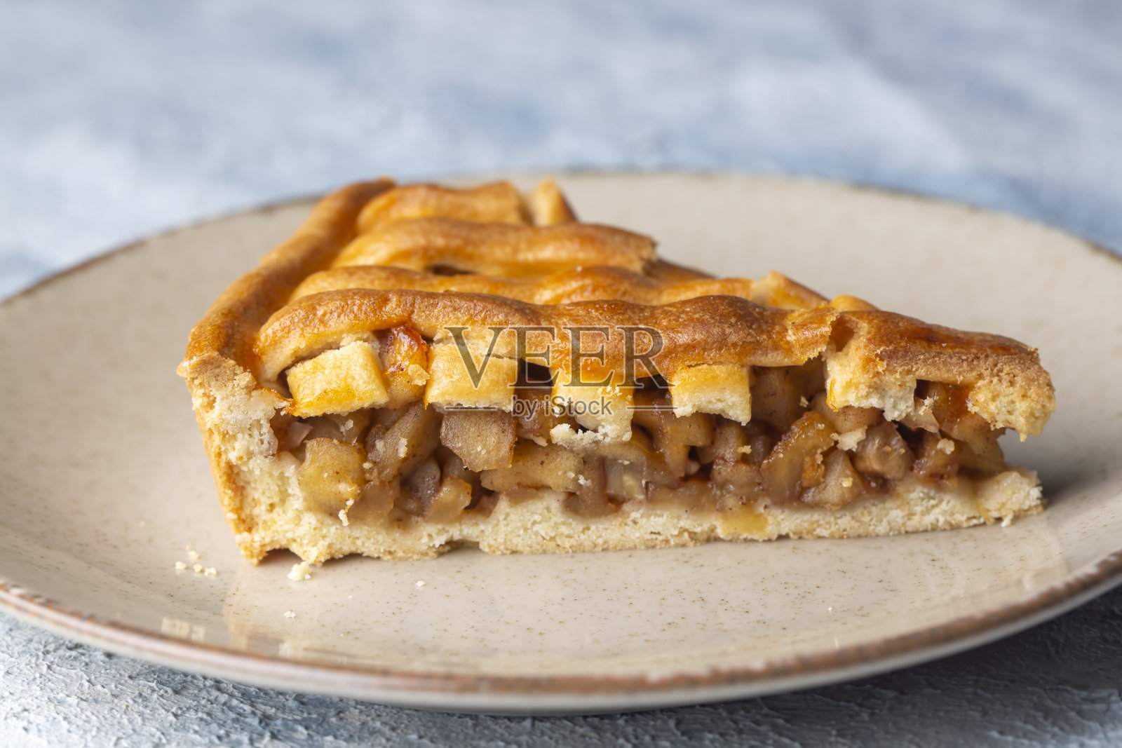 自制有机苹果派甜点,即食照片摄影图片