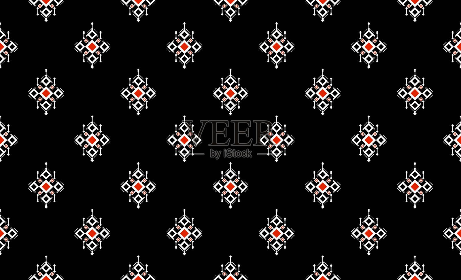 民族图案设计插画图片素材