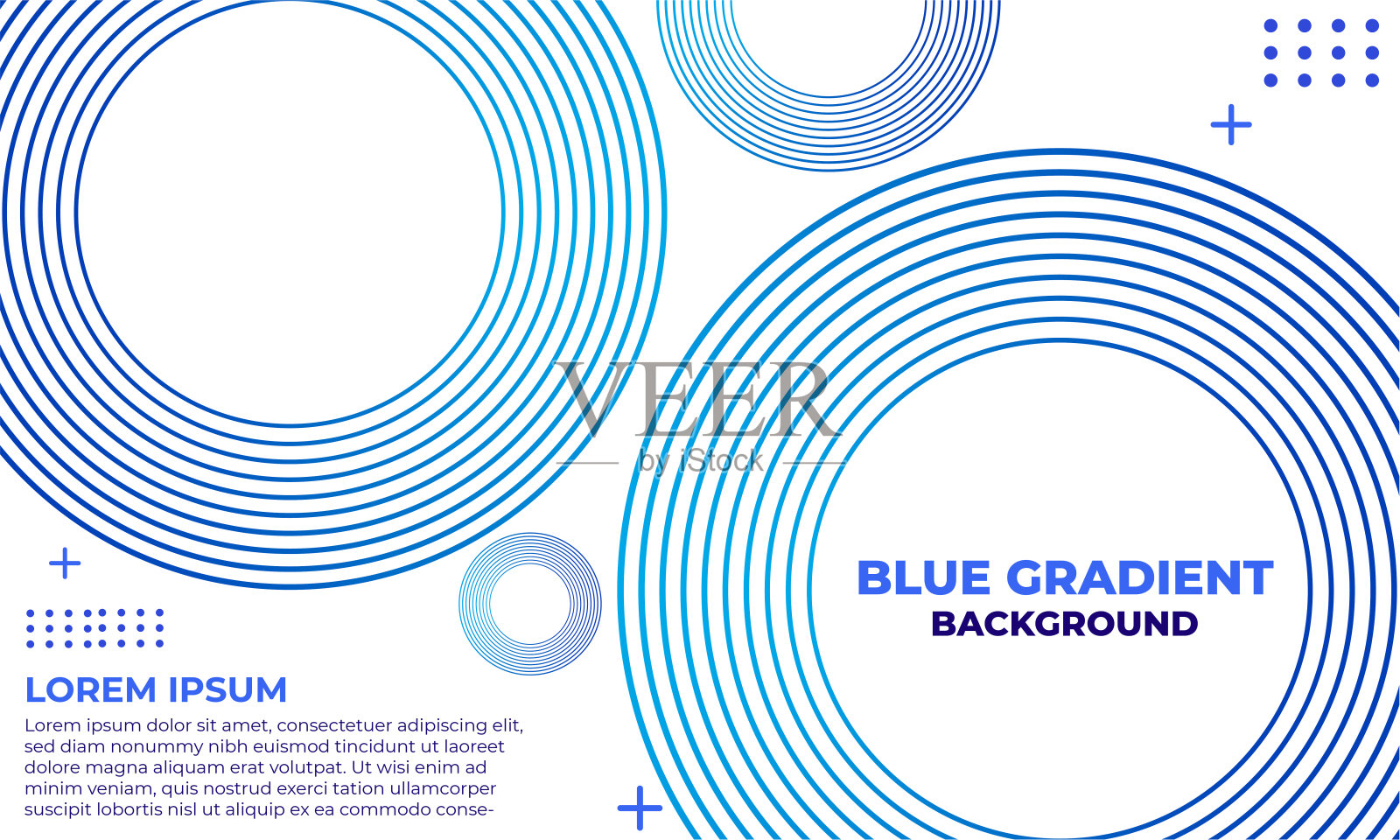 抽象蓝色渐变背景插画图片素材