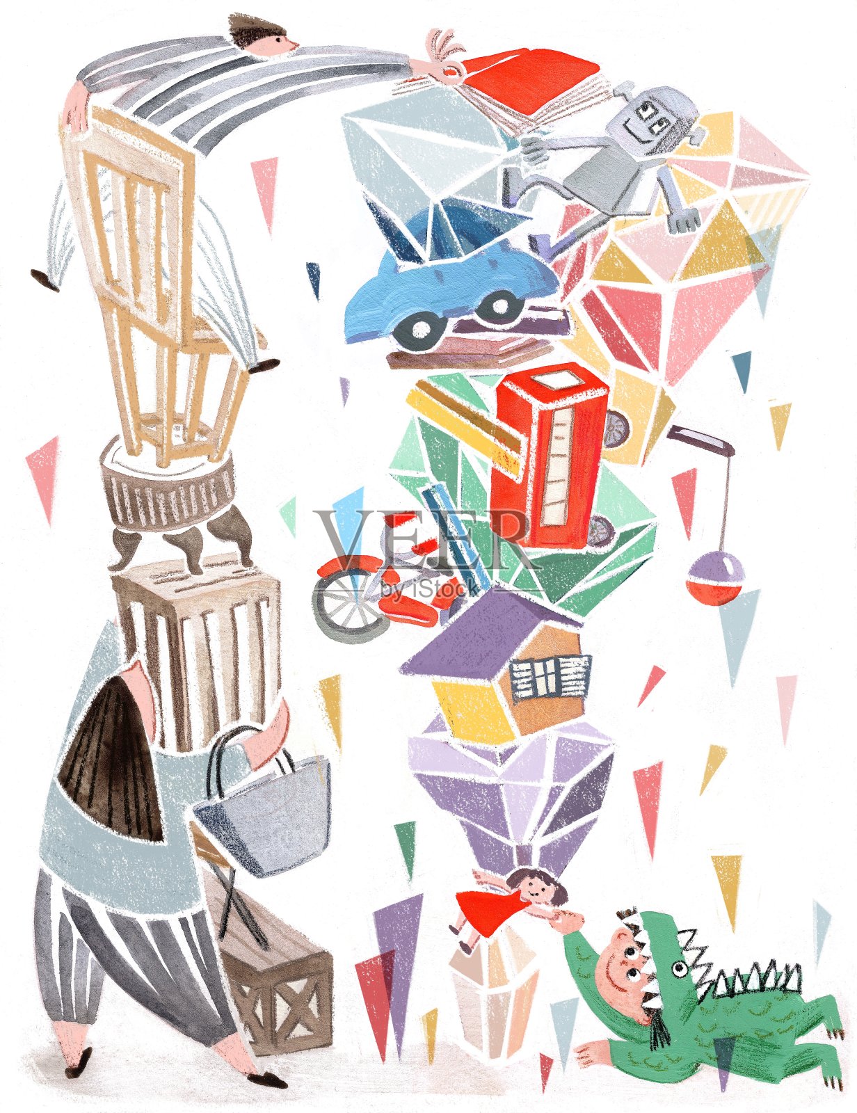 家教,给插画图片素材