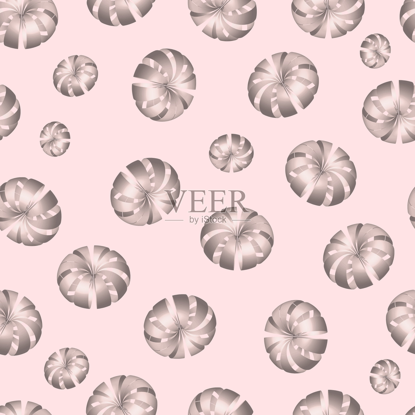 现代几何三维抽象无缝图案。插画图片素材