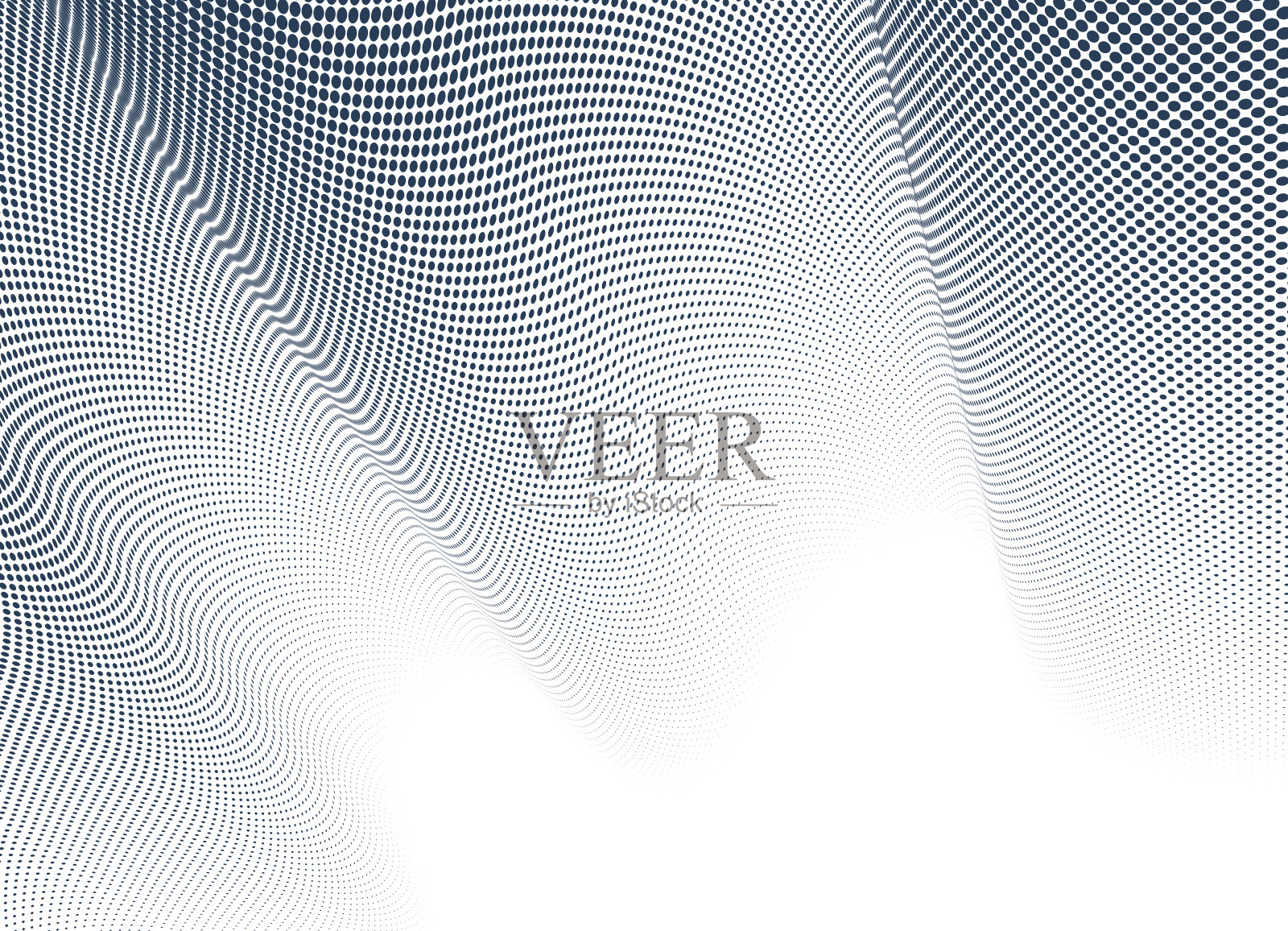 点向量抽象背景,透视图中的浅灰色点,点纹理抽象,大数据技术图像,酷炫的背景。插画图片素材