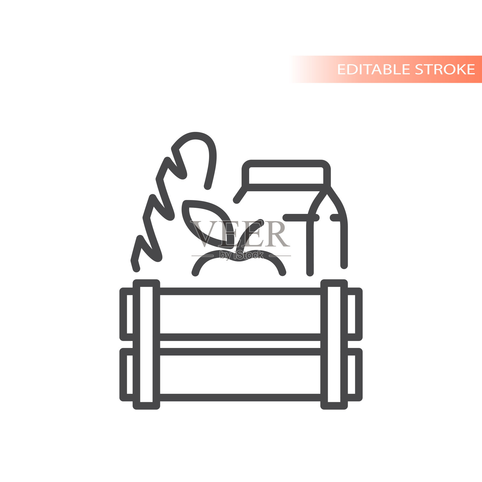 食物箱线矢量图标插画图片素材