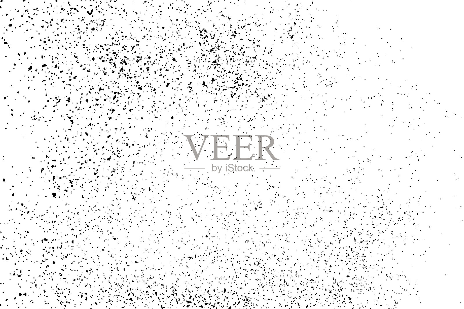 黑色颗粒状纹理孤立在白色上插画图片素材