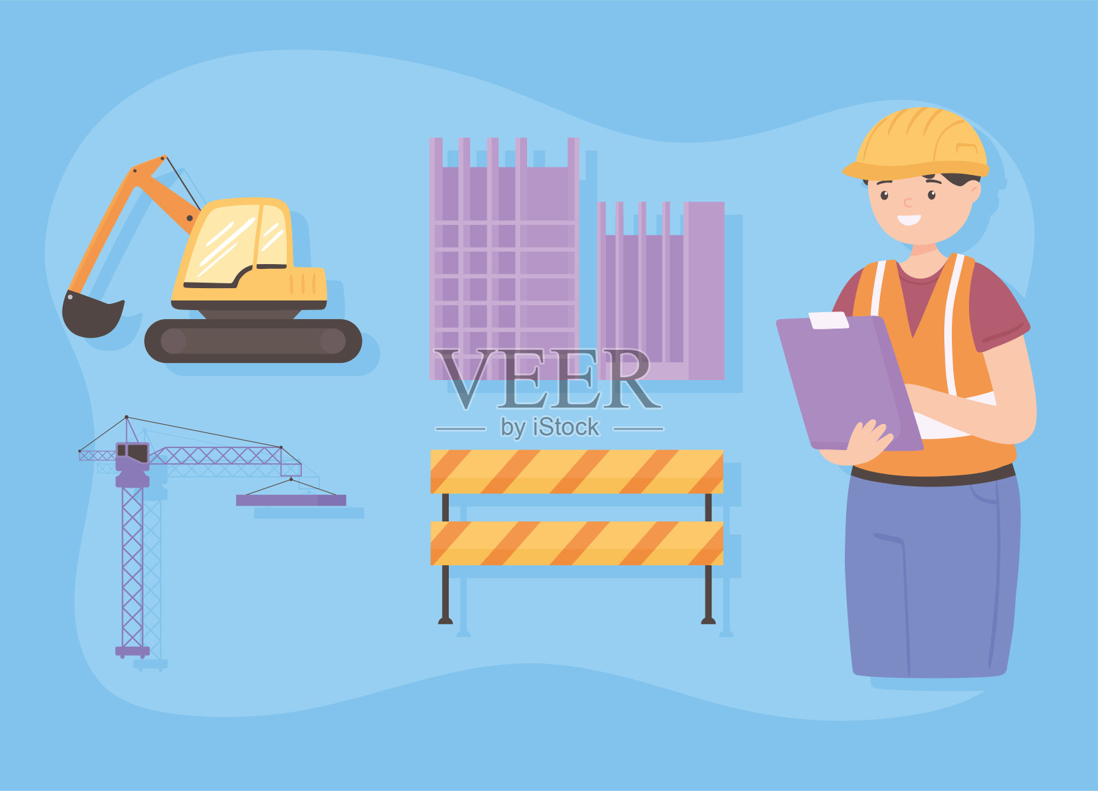 工程师和建筑设计模板素材