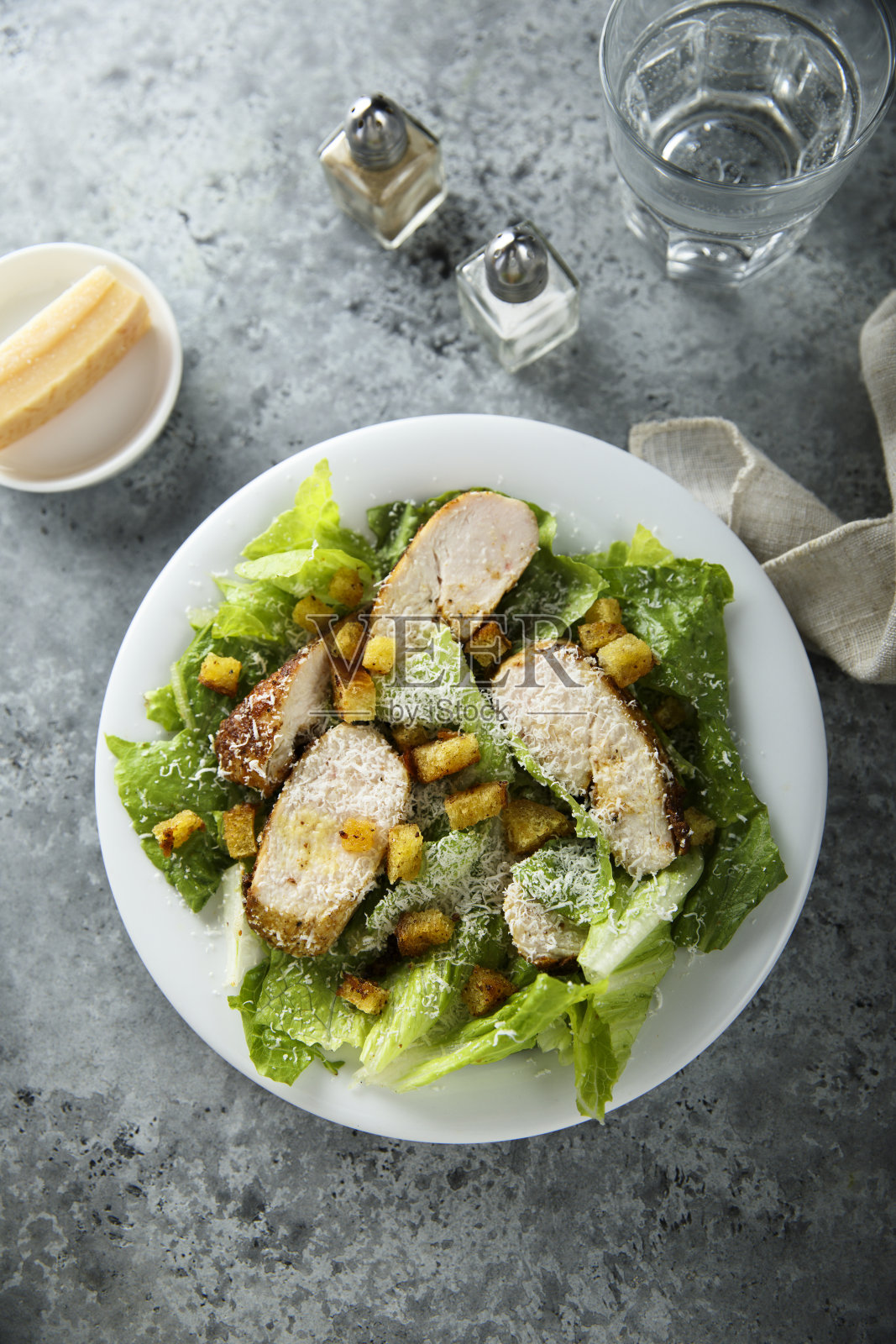 凯撒沙拉照片摄影图片