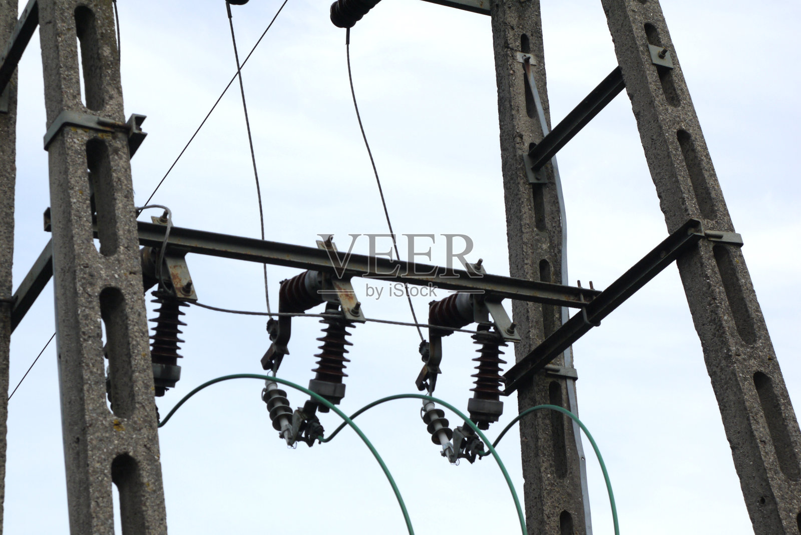 中压断路器照片摄影图片