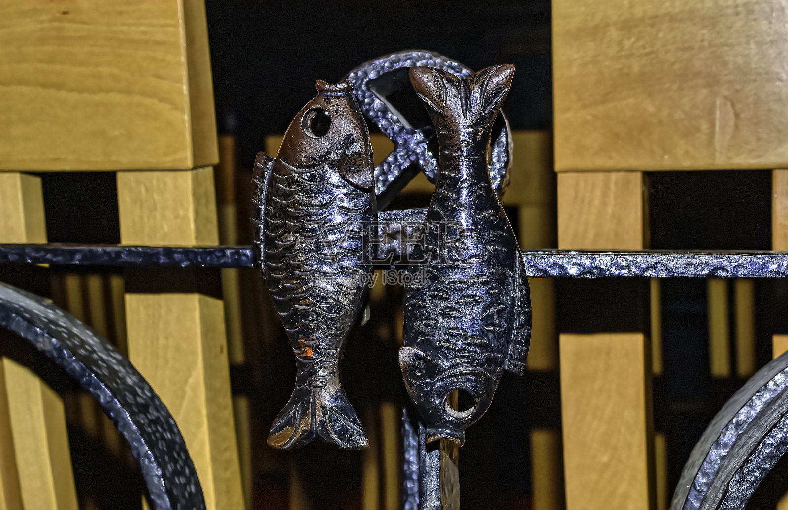 用作装饰的传统宗教符号。照片摄影图片