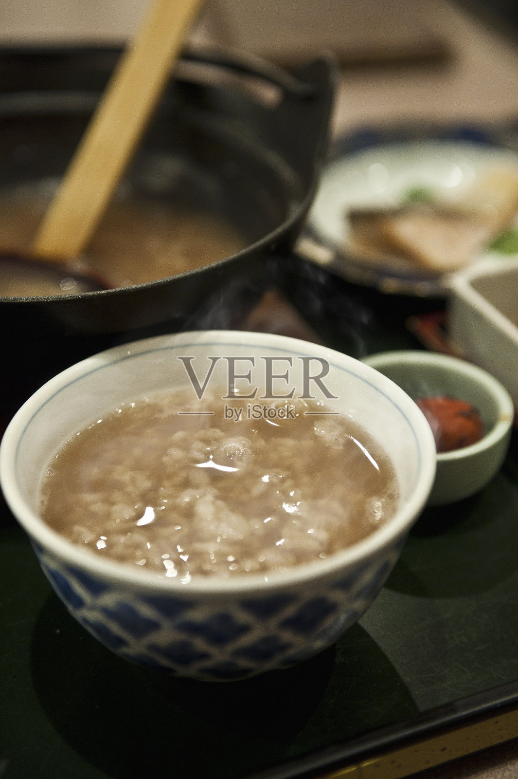 茶粥照片摄影图片