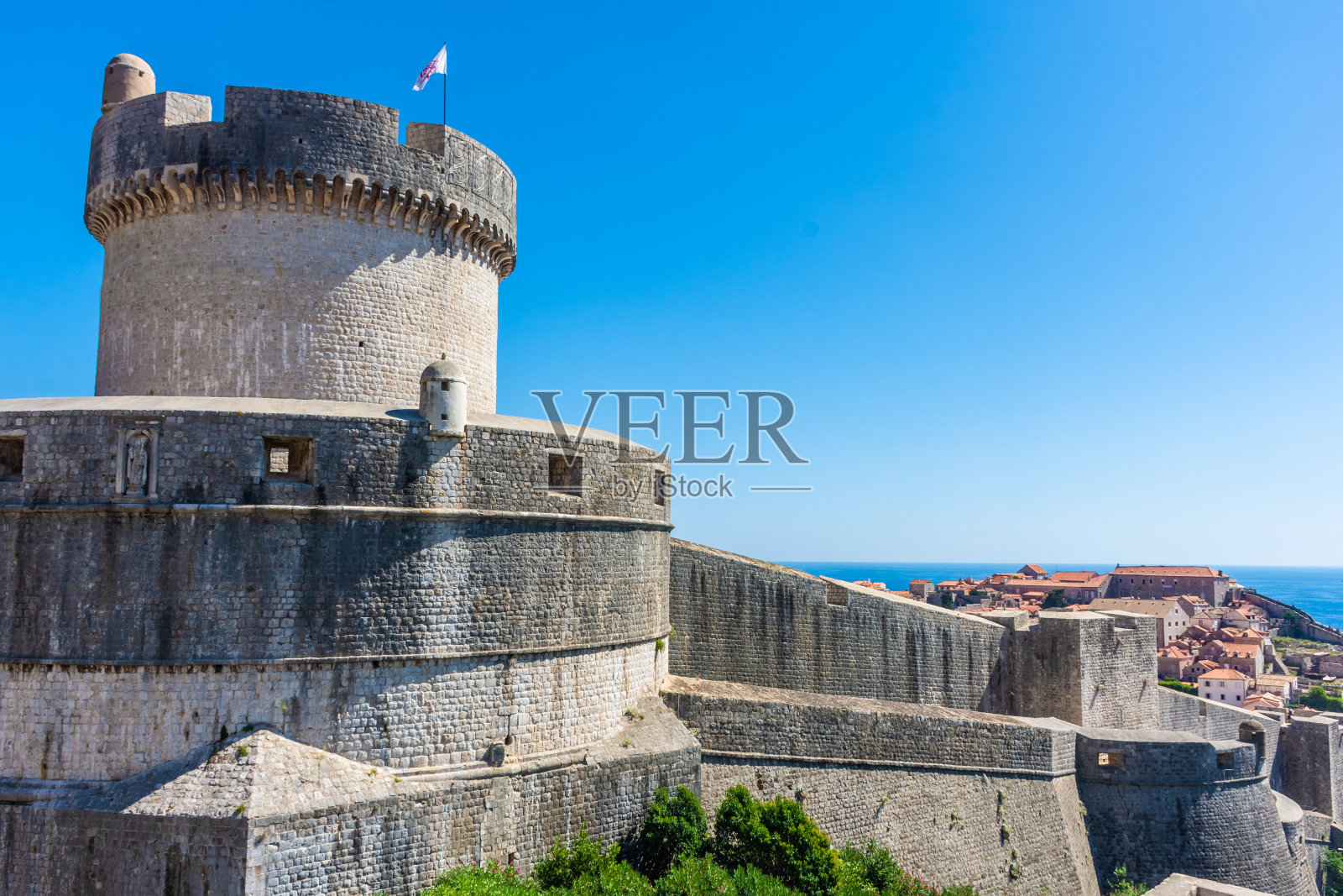 克罗地亚杜布罗夫尼克镇照片摄影图片