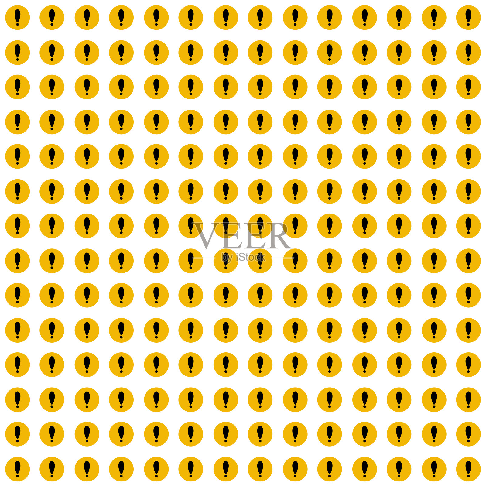 无缝感叹号图案背景插画图片素材