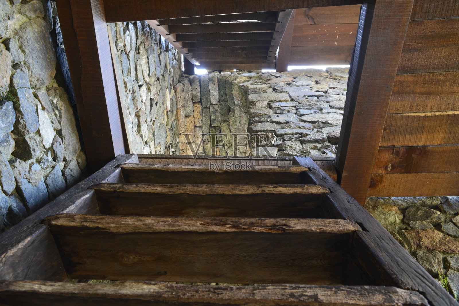 塞尔维亚克拉列耶沃的中世纪要塞Maglic照片摄影图片