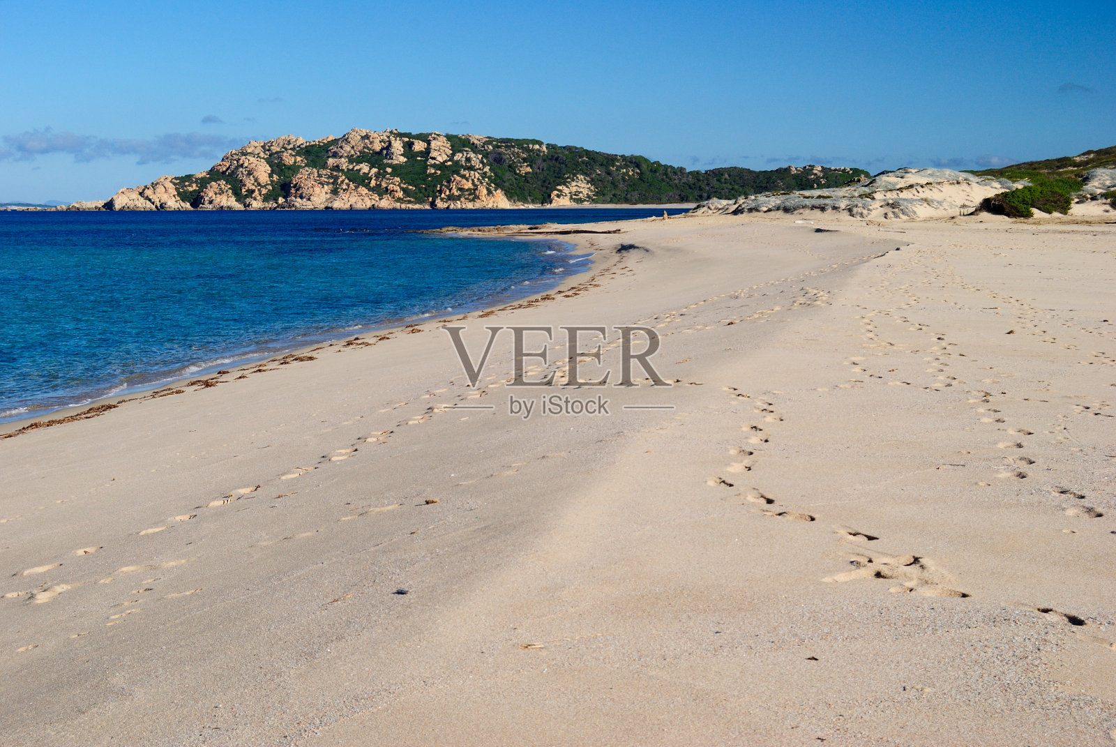 吕利塔罗尼海滩的景色照片摄影图片