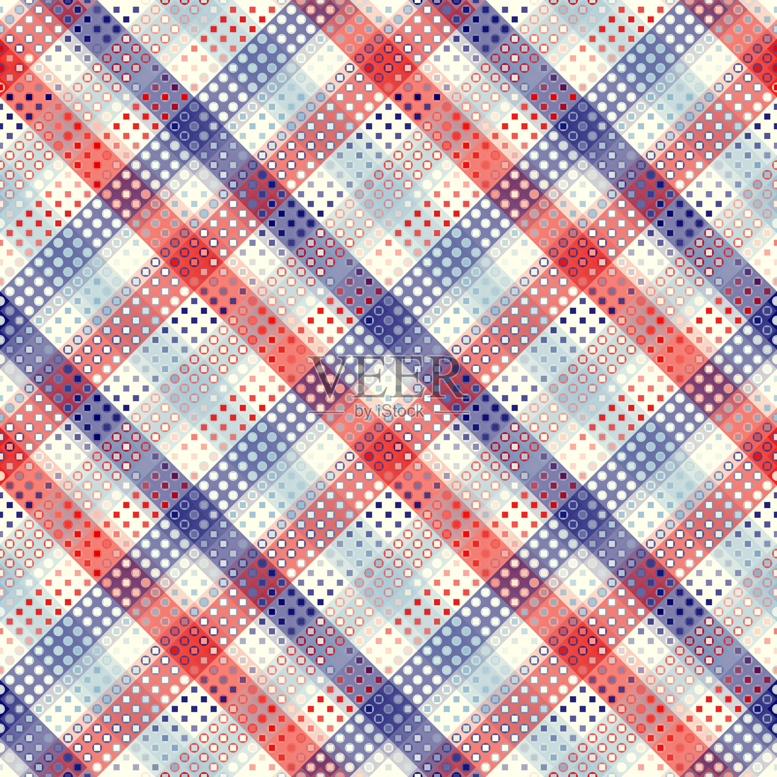 几何抽象对角线格子图案在低多像素艺术风格。插画图片素材