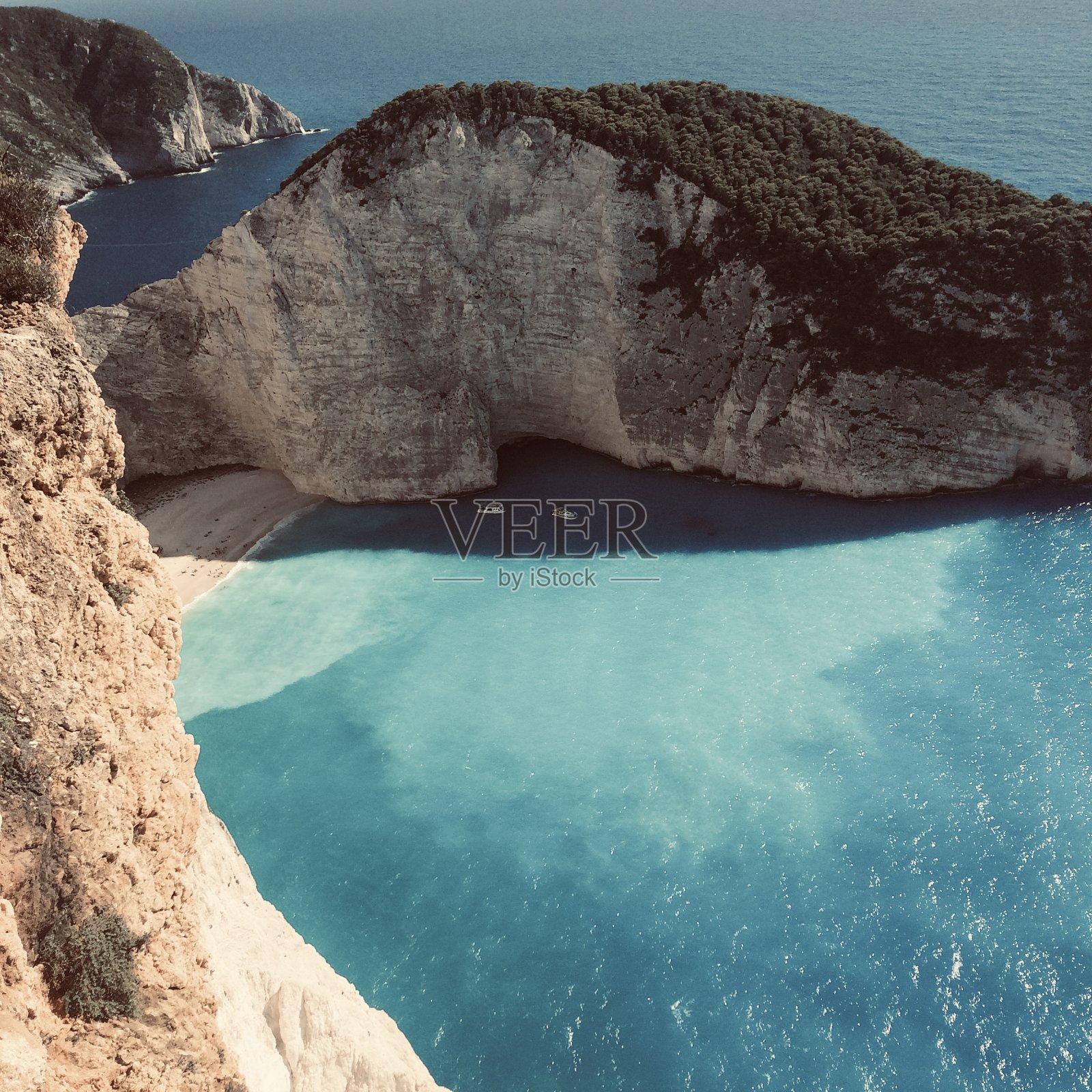 希腊扎金索斯岛岛,照片摄影图片