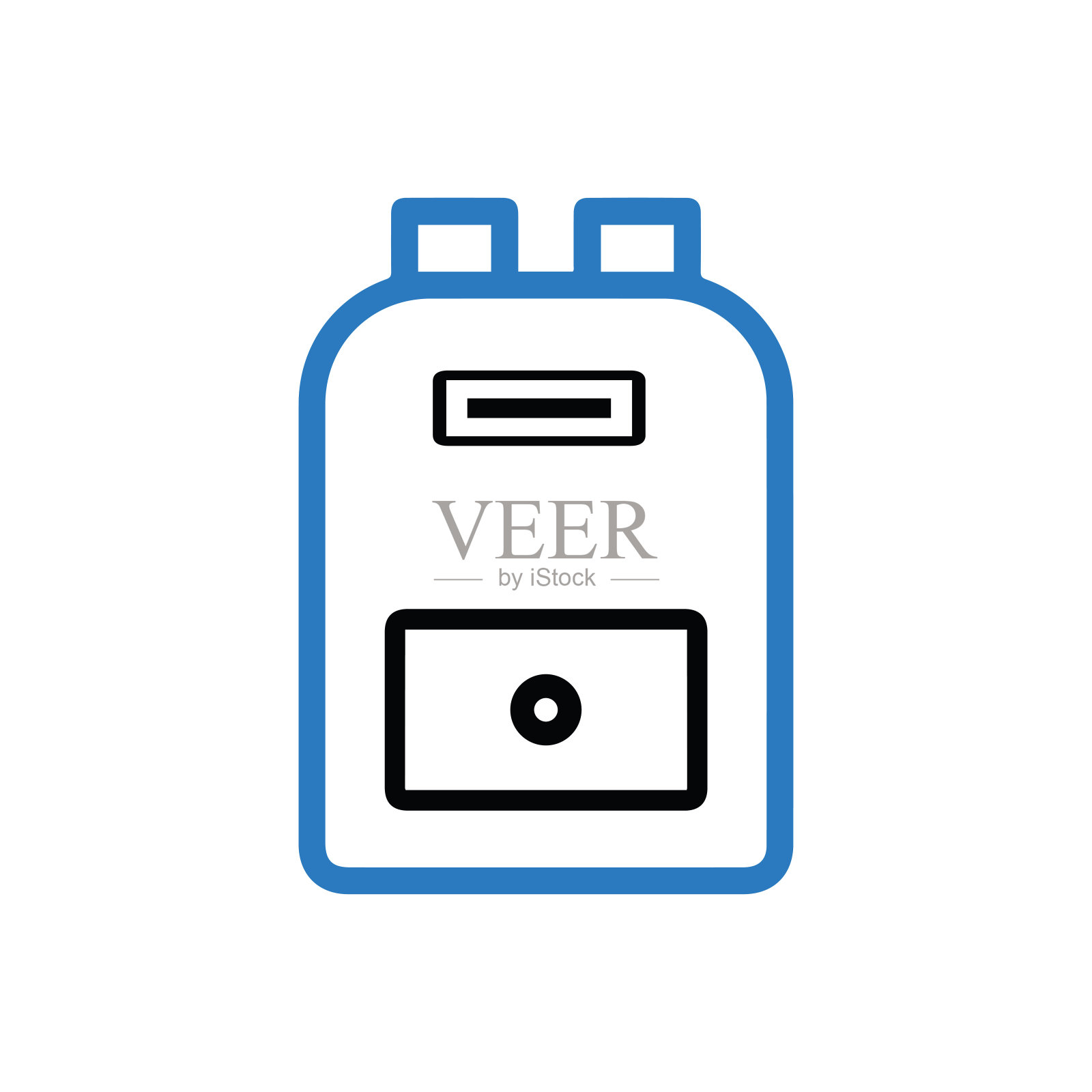 背包或跟踪袋图标插画图片素材