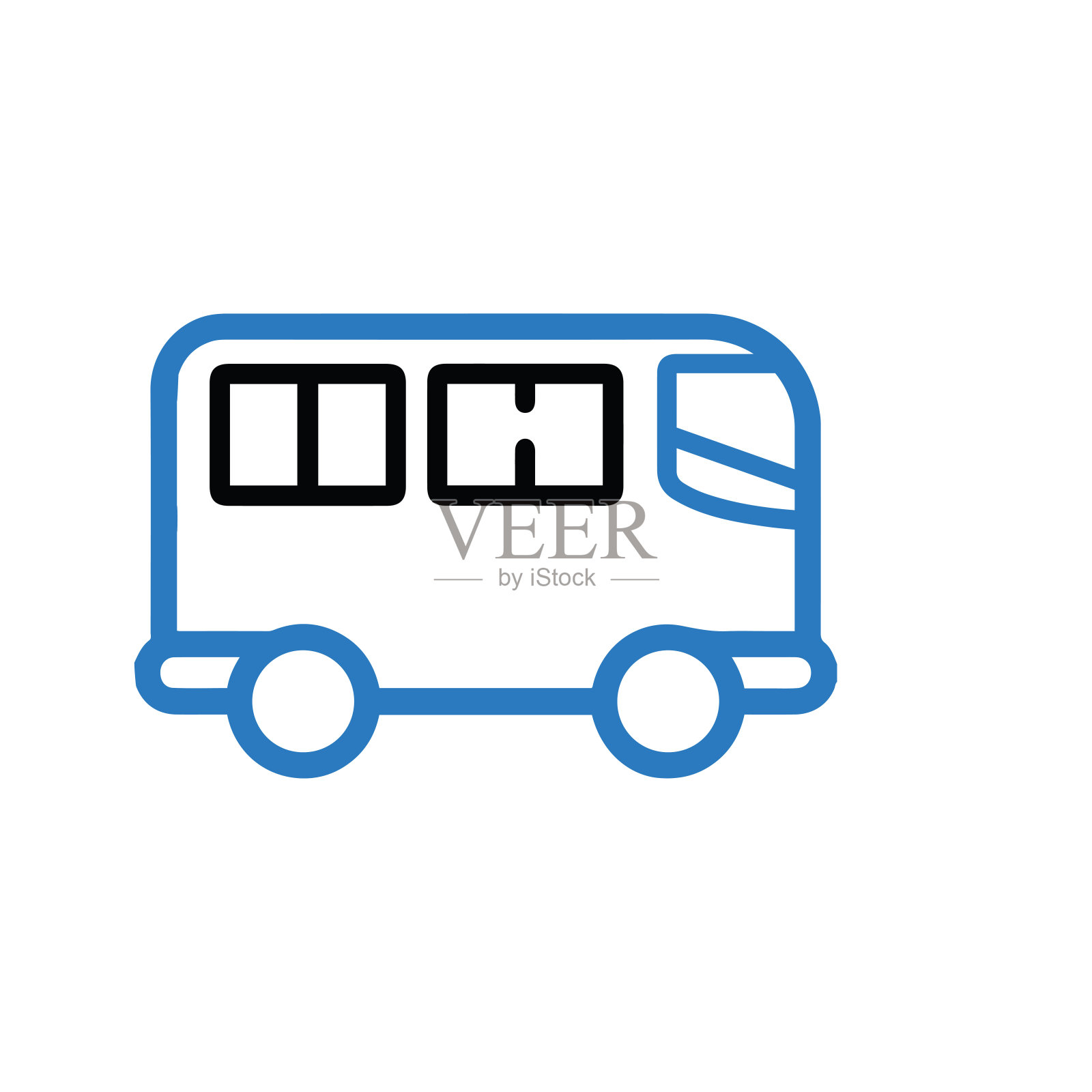 巴士或旅游巴士图标图标素材