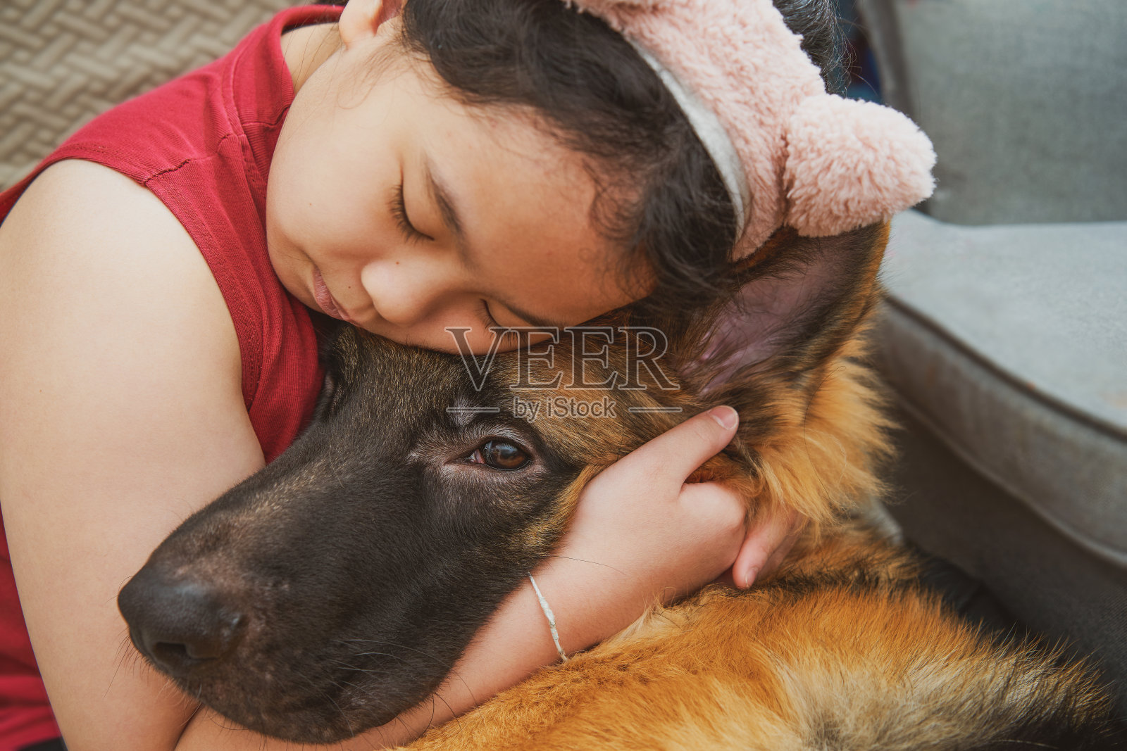 有主人和爱宠物的狗照片摄影图片