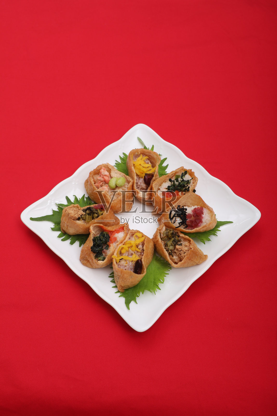 日式稻荷寿司照片摄影图片