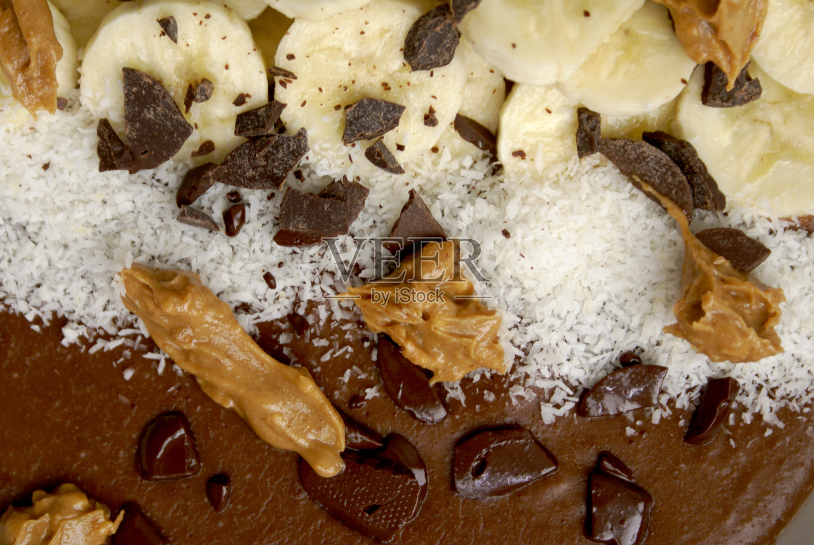 热巧克力冰沙碗照片摄影图片