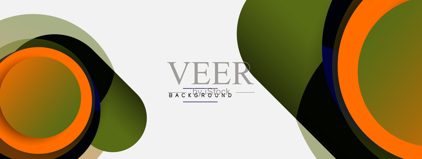 圆形和圆形的抽象背景插画图片素材