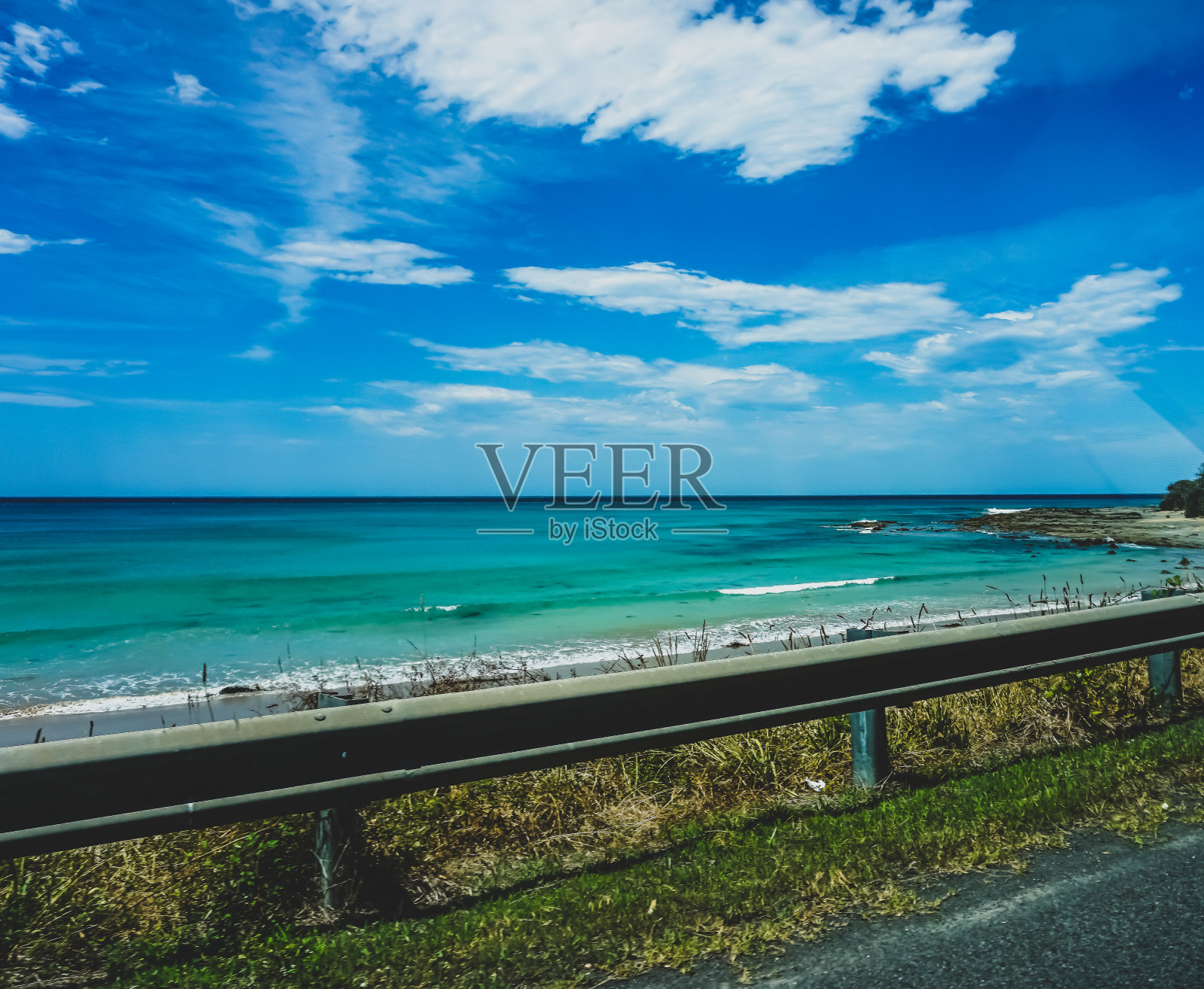 澳大利亚大洋大道上的海景。照片摄影图片