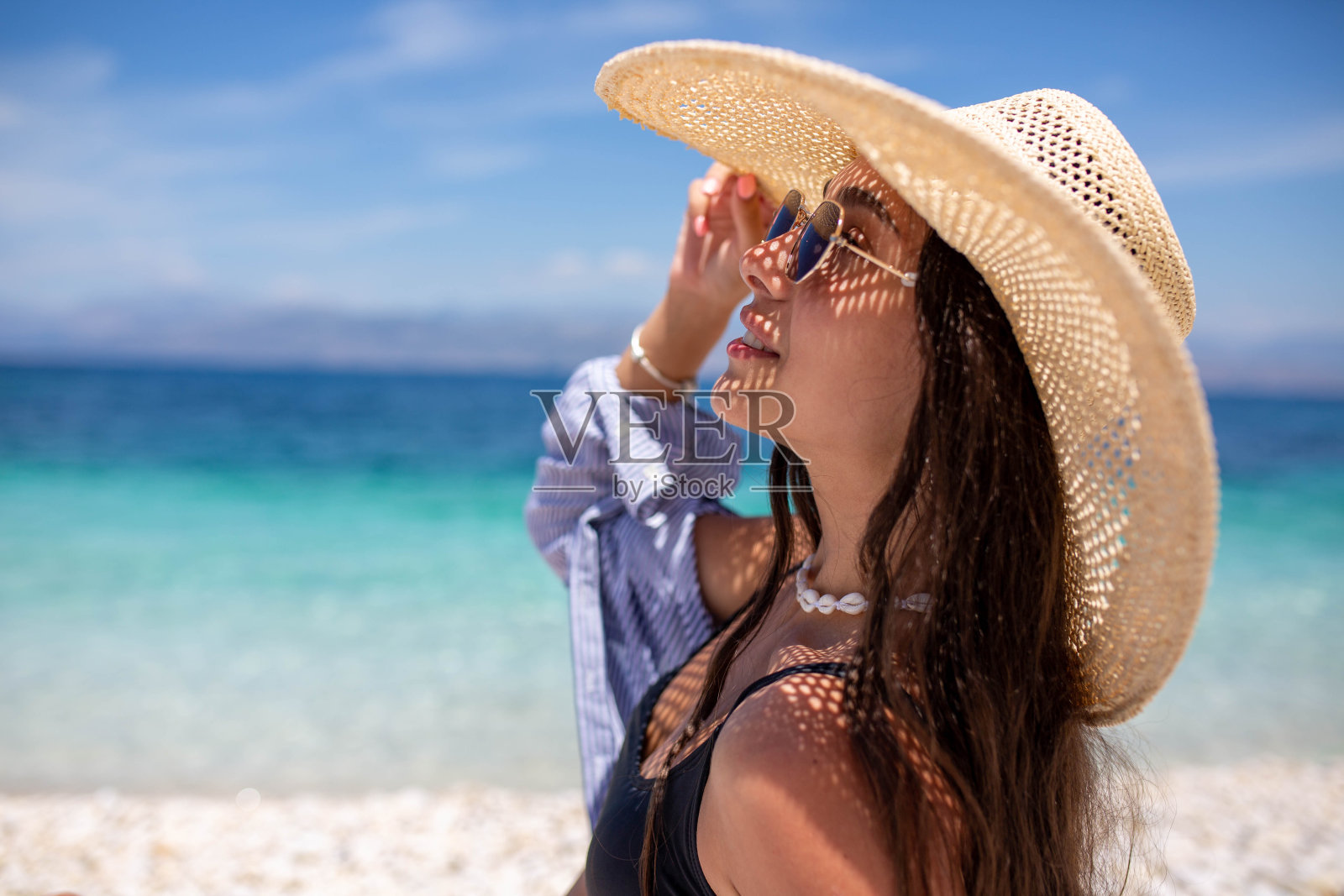 海边的一天照片摄影图片