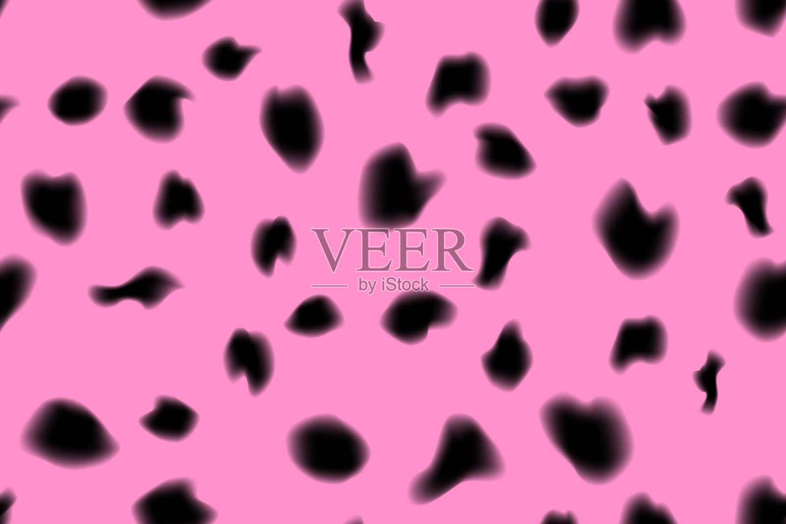 粉红色达尔马提亚毛皮抽象简单无缝图案插画图片素材