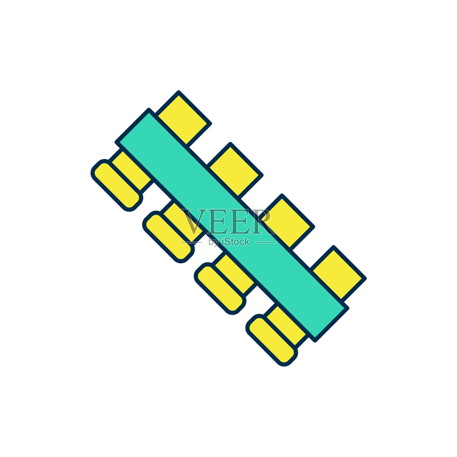 填充轮廓打猎墨盒带墨盒图标孤立在白色背景上。子弹带的迹象。猎人装备,武器。向量插画图片素材