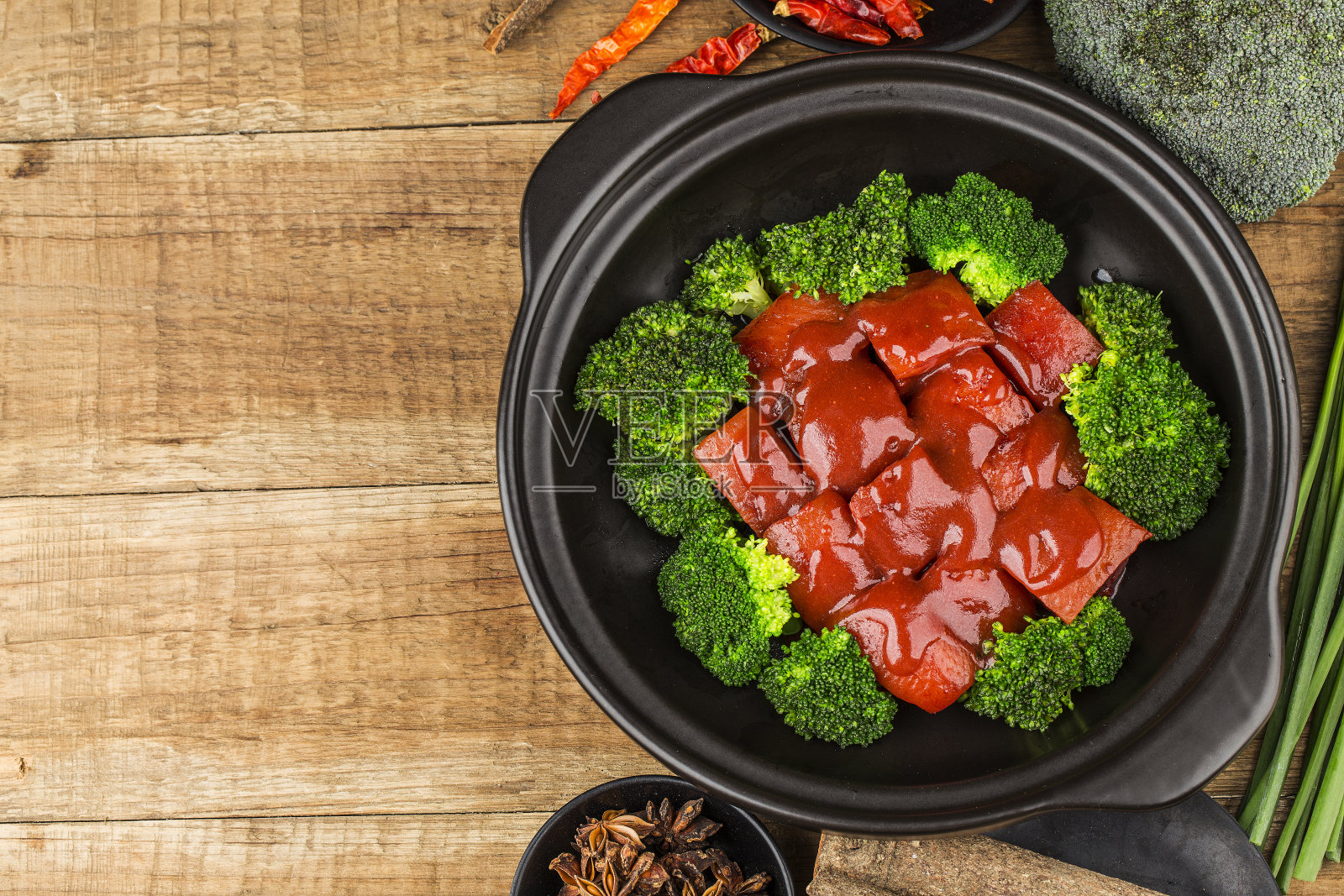 中国菜——红烧肉,腐乳红烧肉照片摄影图片