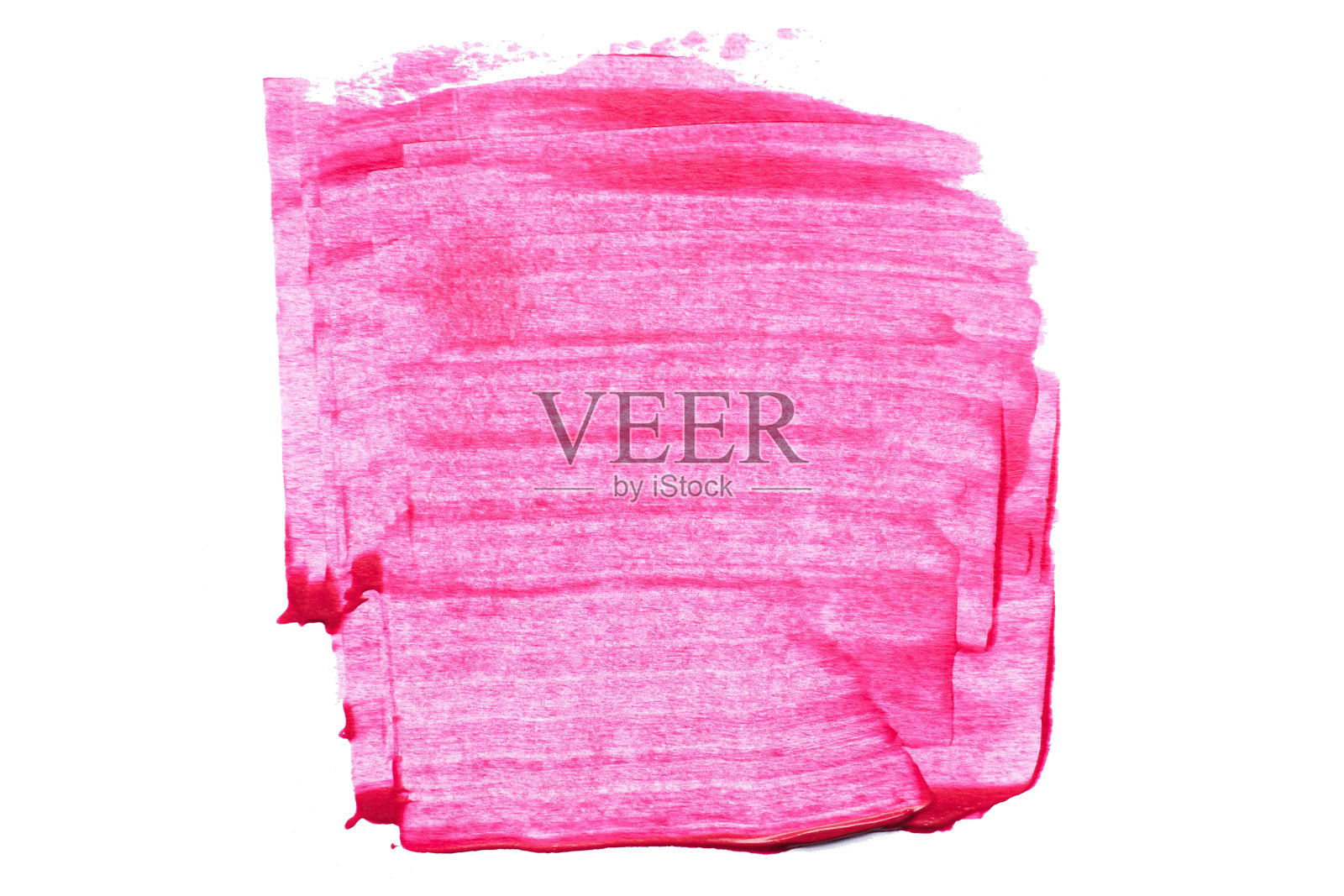 抽象丙烯酸水彩油漆刷笔触纹理孤立在白色背景的标志和横幅。设计、创意和插图。照片摄影图片