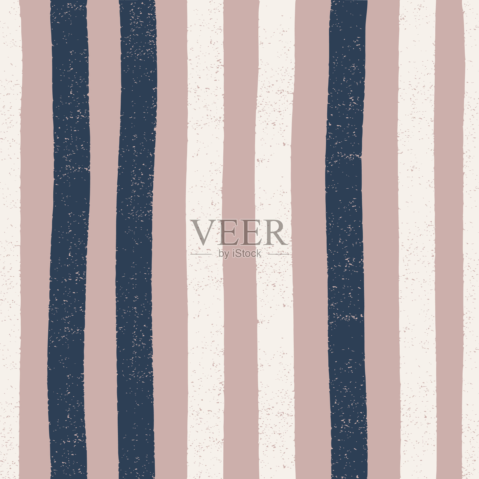 不规则纹理手绘条纹。无缝模式。插画图片素材