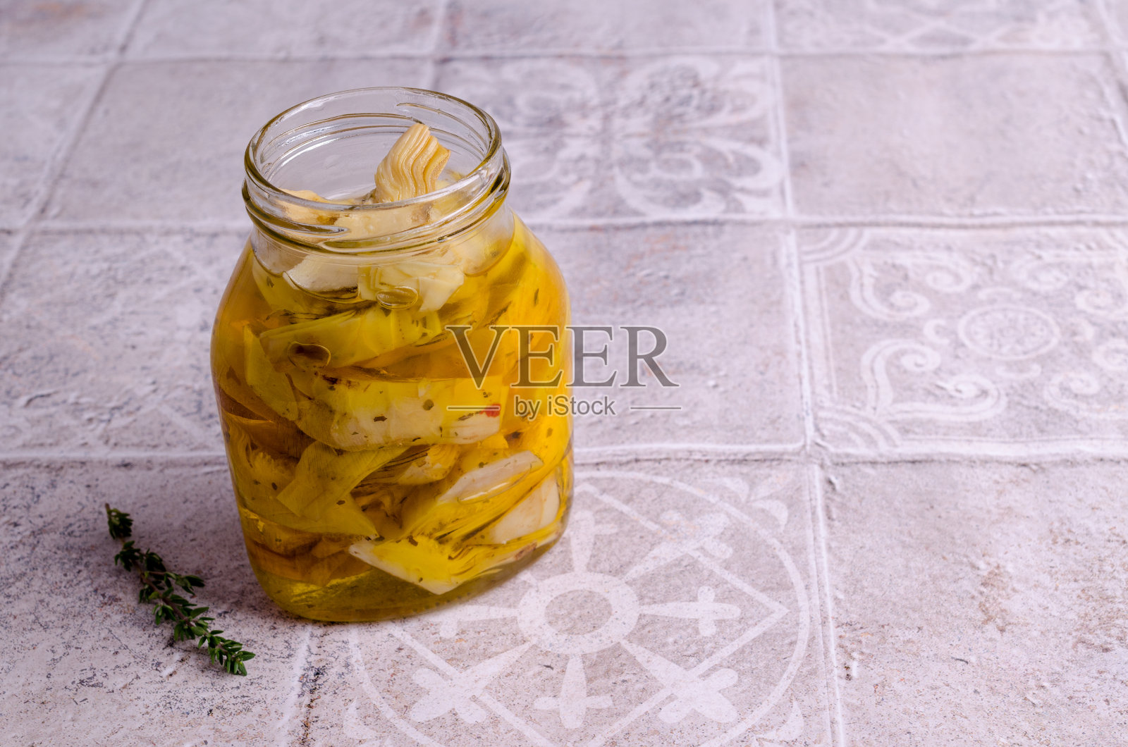 炸洋蓟罐头片照片摄影图片