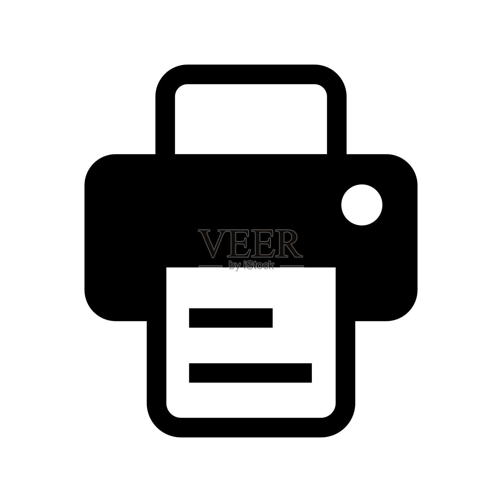 打印机图标图标素材