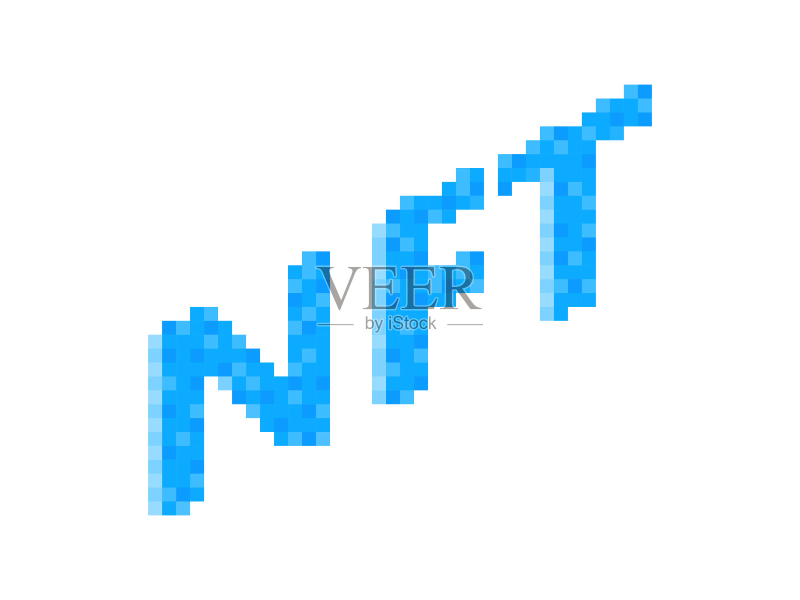 像素艺术非功能性文本孤立在白色背景上。非功能性测试加以干预令牌。区块链技术中的数字艺术。设计横幅和促销项目。矢量图插画图片素材