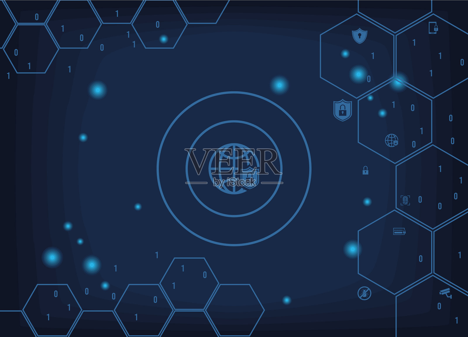 网络安全浏览器海报插画图片素材