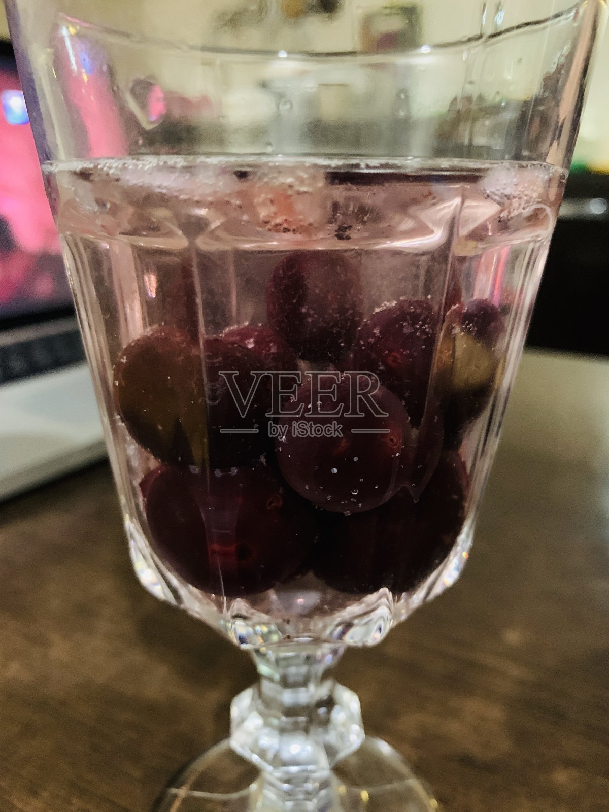 樱桃柠檬水照片摄影图片