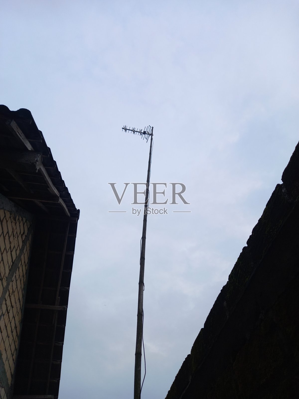 电视天线照片摄影图片