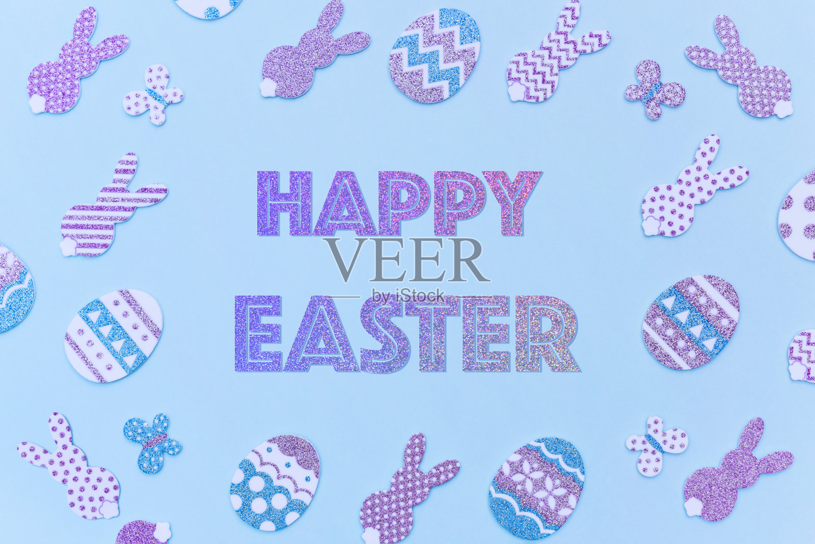 复活节快乐卡。照片摄影图片