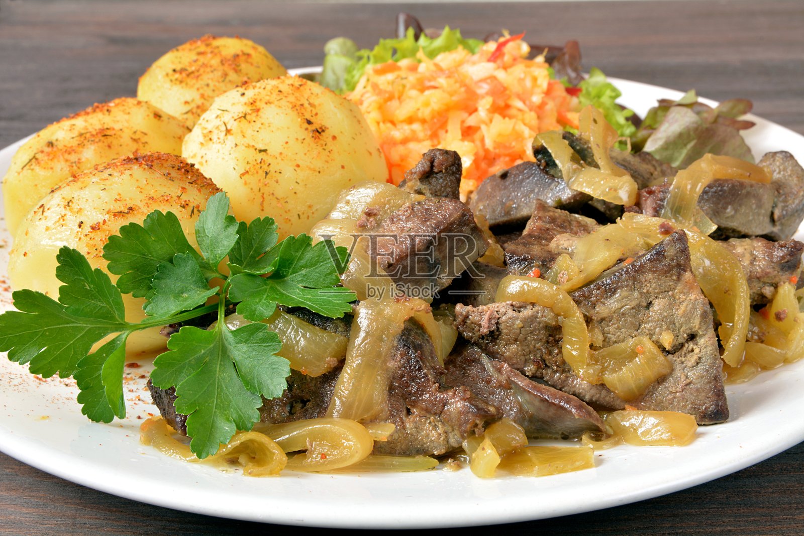 猪肝照片摄影图片