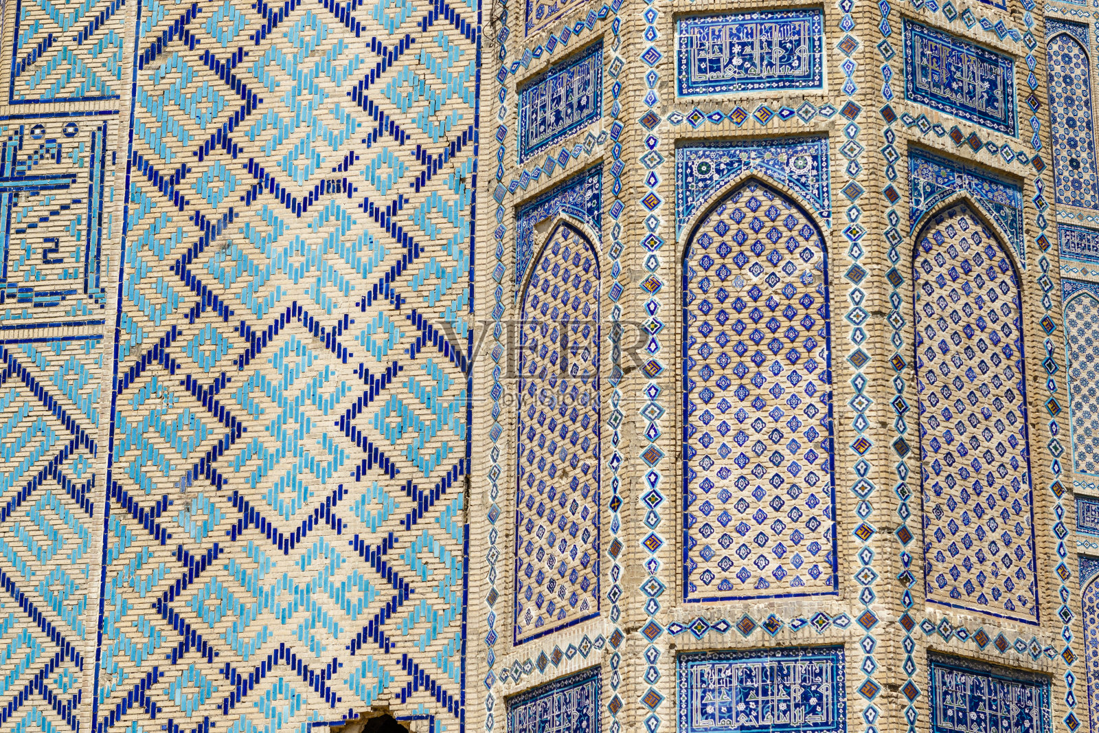 中亚,乌兹别克斯坦,撒马尔罕的比比汗清真寺照片摄影图片