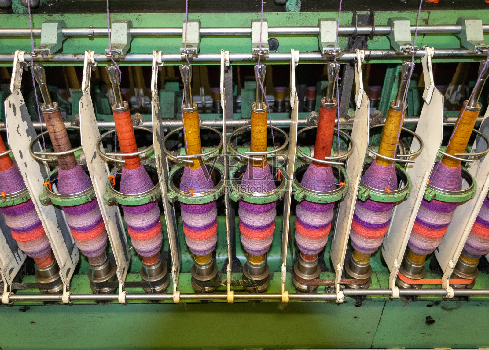 毛线,彩线,古老的加工方法,针织作为一种爱好照片摄影图片