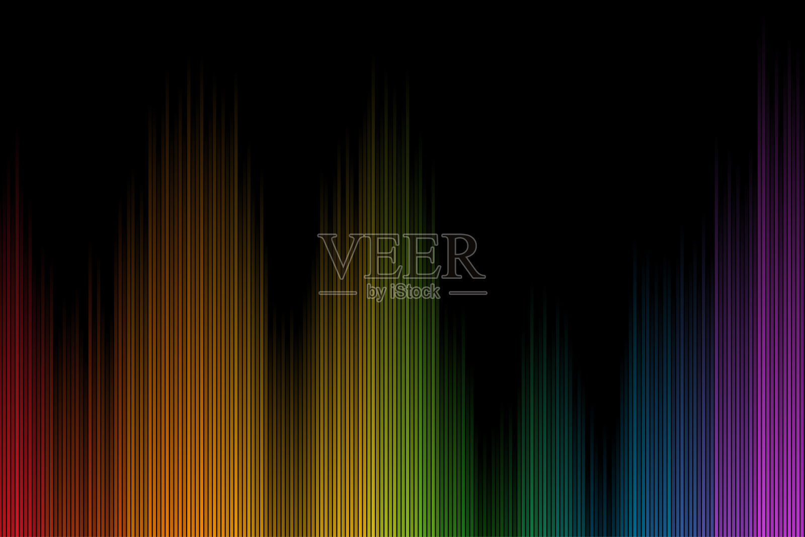 抽象背景与彩虹色。插画图片素材