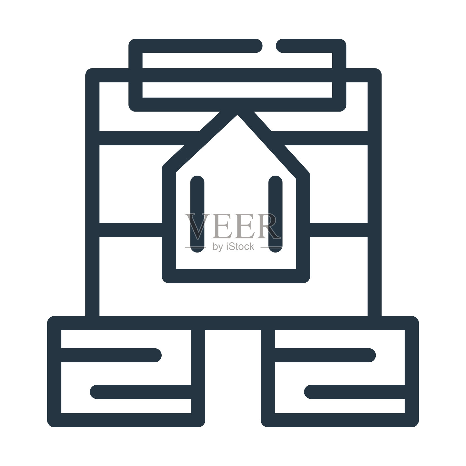 Wat maha这个细线图标。佛祖,古老的线性图标源自宗教概念孤立的轮廓符号。矢量插图符号元素的网页设计和应用程序。图标素材