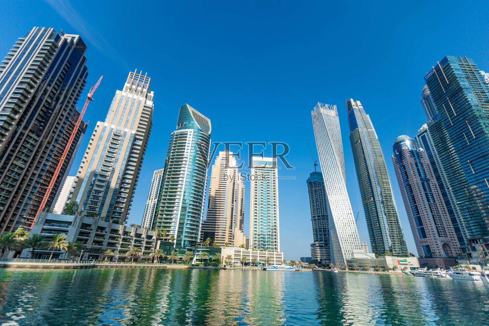 迪拜码头照片摄影图片