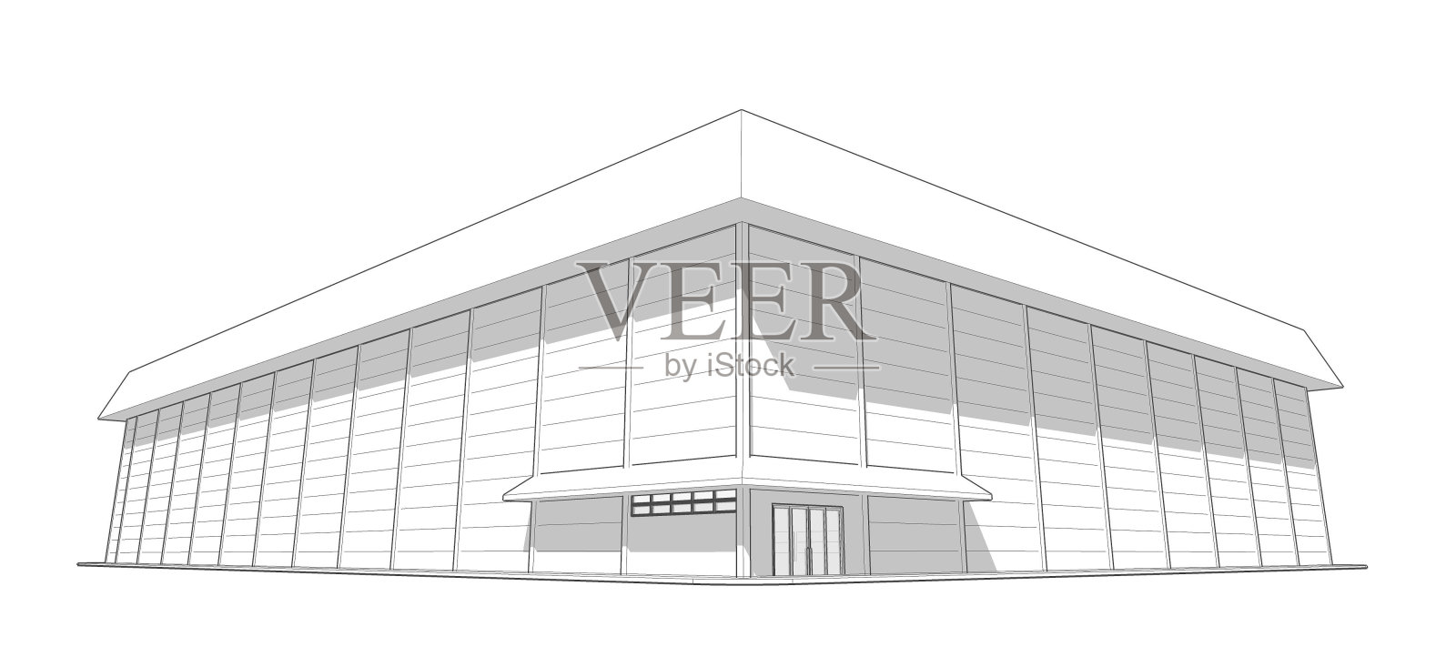 建筑图纸插画图片素材