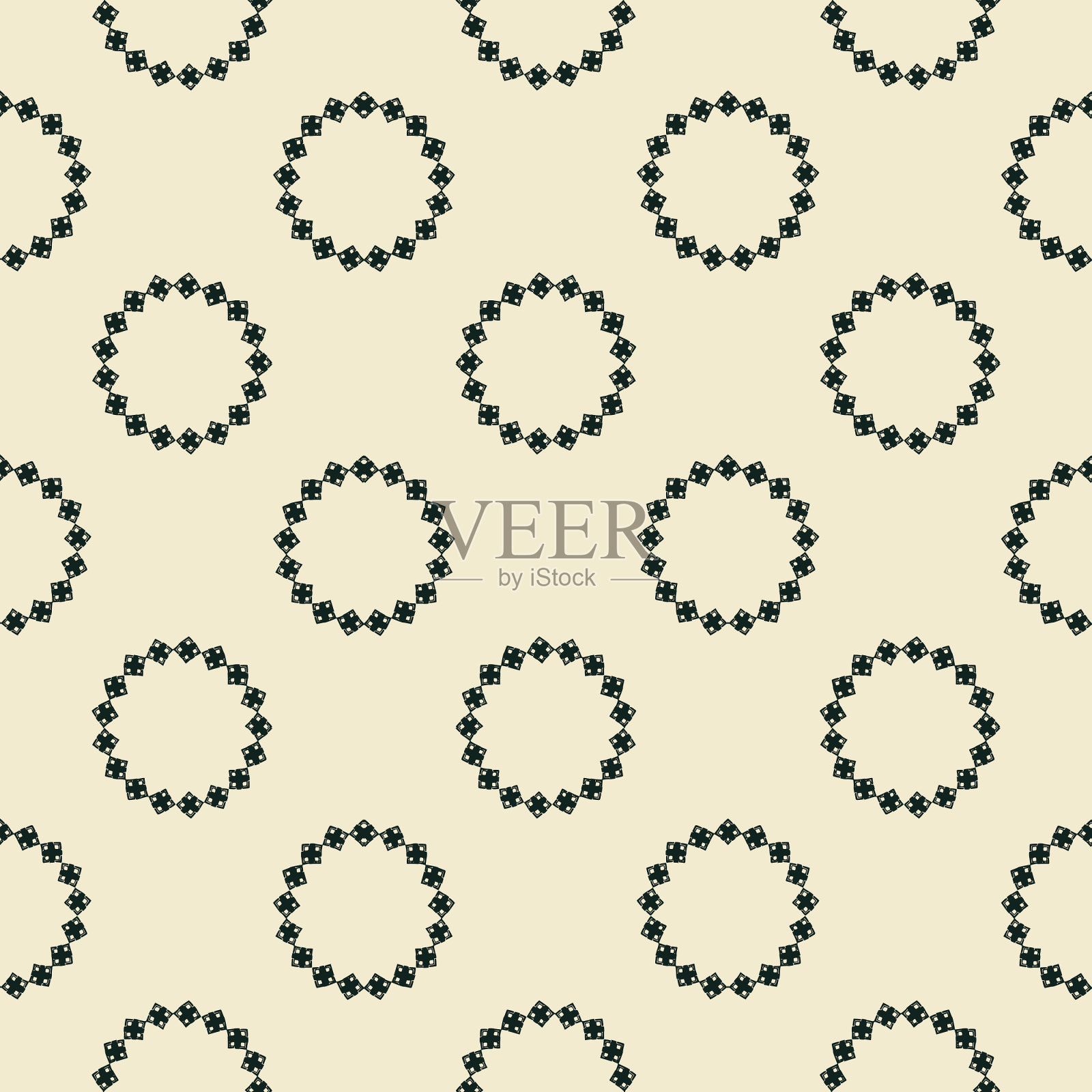 伊斯兰几何模式。伊斯兰装饰模式插画图片素材