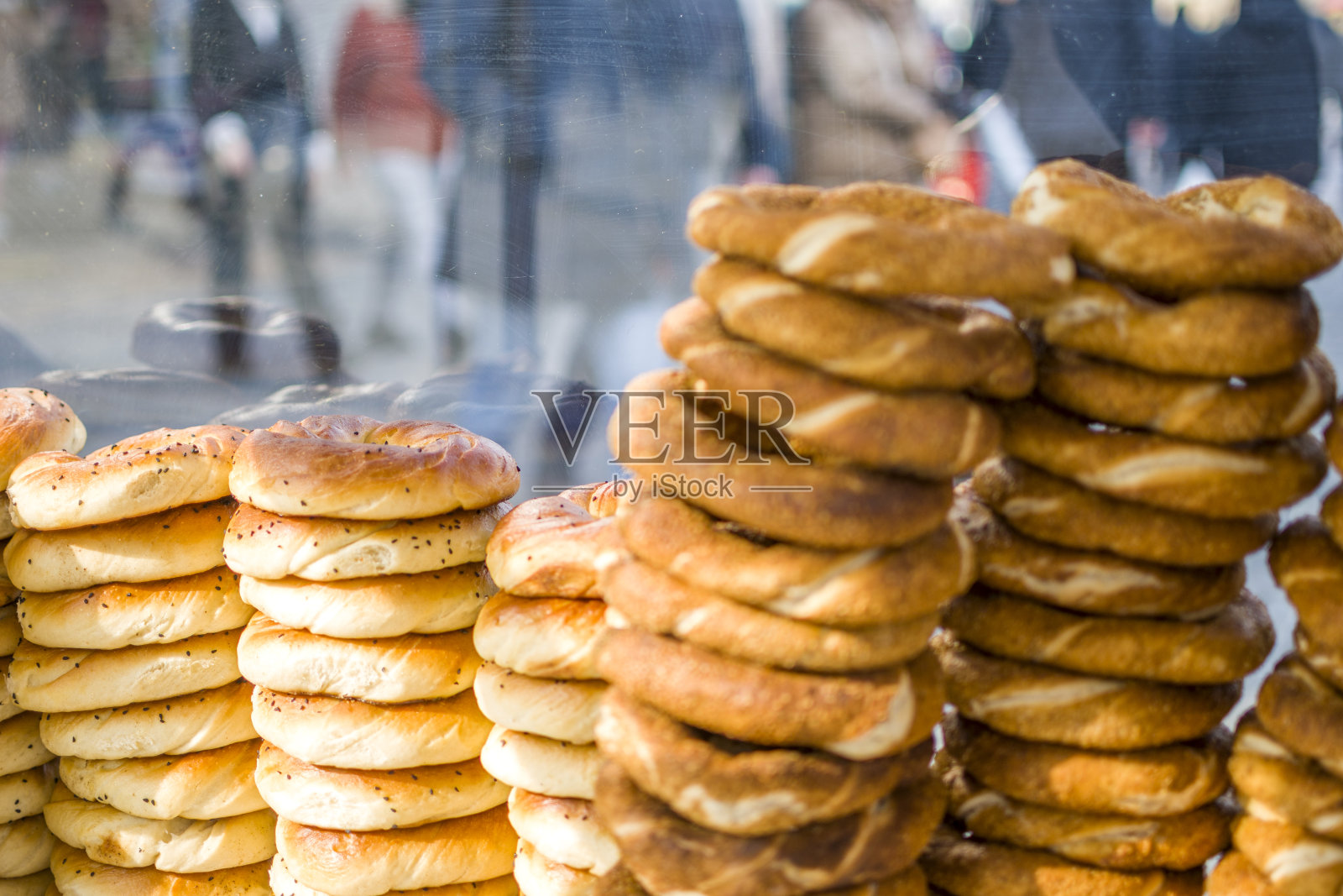 Simit,土耳其百吉饼照片摄影图片
