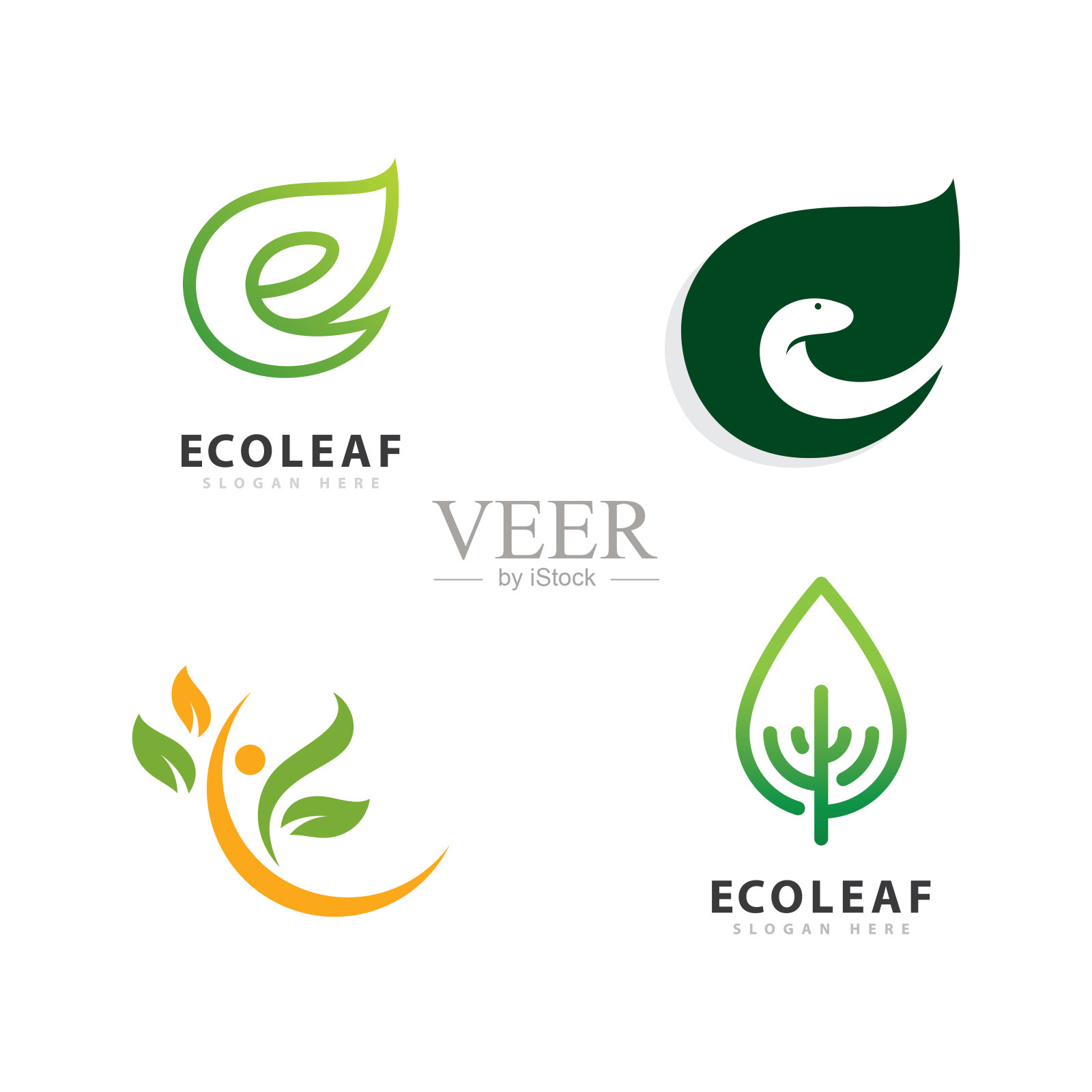 生态自然图标元素向量设计元素图片